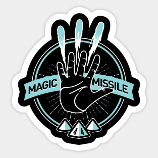 D&D Spell Magic Missile Sticker